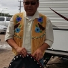 A Frog Clan member, drummer, singer and drum maker.